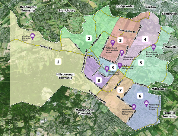 Where do you live work or own property in Hillsborough? Choose an area from the map. CLICK THE IMAGE TO ZOOM IN FURTHER